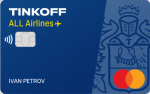 Дебетовая карта для путешествий All Airlines от Тинькофф банка