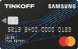 Дебетовая карта Samsung Тинькофф Банка