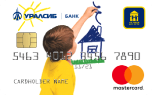 Дебетовая карта Mastercard Достойный дом детям Банка УралСиб