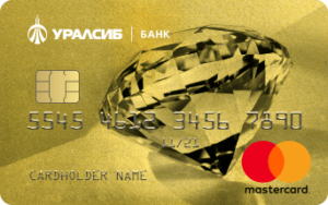 Дебетовая карта Mastercard Gold Банка УралСиб