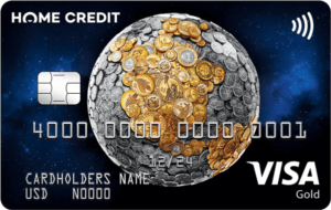 Дебетовая карта Visa Gold Банка Хоум Кредит