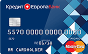 Дебетовая карта Cash Card Кредит Европа Банка