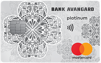 Кредитная карта Стандартная MasterCard Platinum Банк Авангард